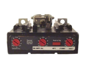 Eaton JT3250T Trip Unit, Breaker, Molded Case, 250A, 3P, 600V, Type JT Eaton JT3250T