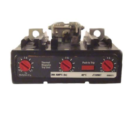 Eaton JT3250T Trip Unit, Breaker, Molded Case, 250A, 3P, 600V, Type JT Eaton JT3250T