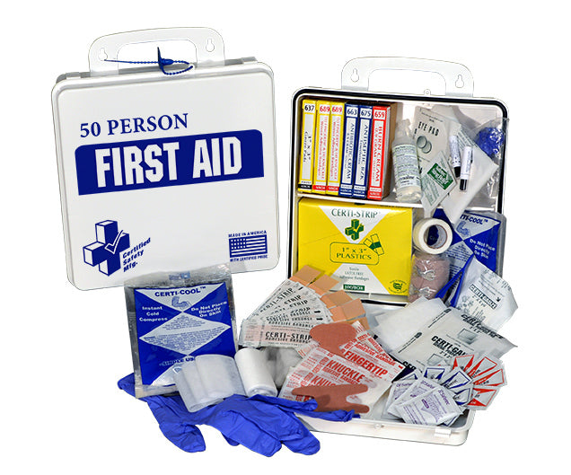 Certified Safety Mfg. K610-033 50 Man, Poly White Certified Safety Mfg. K610-033