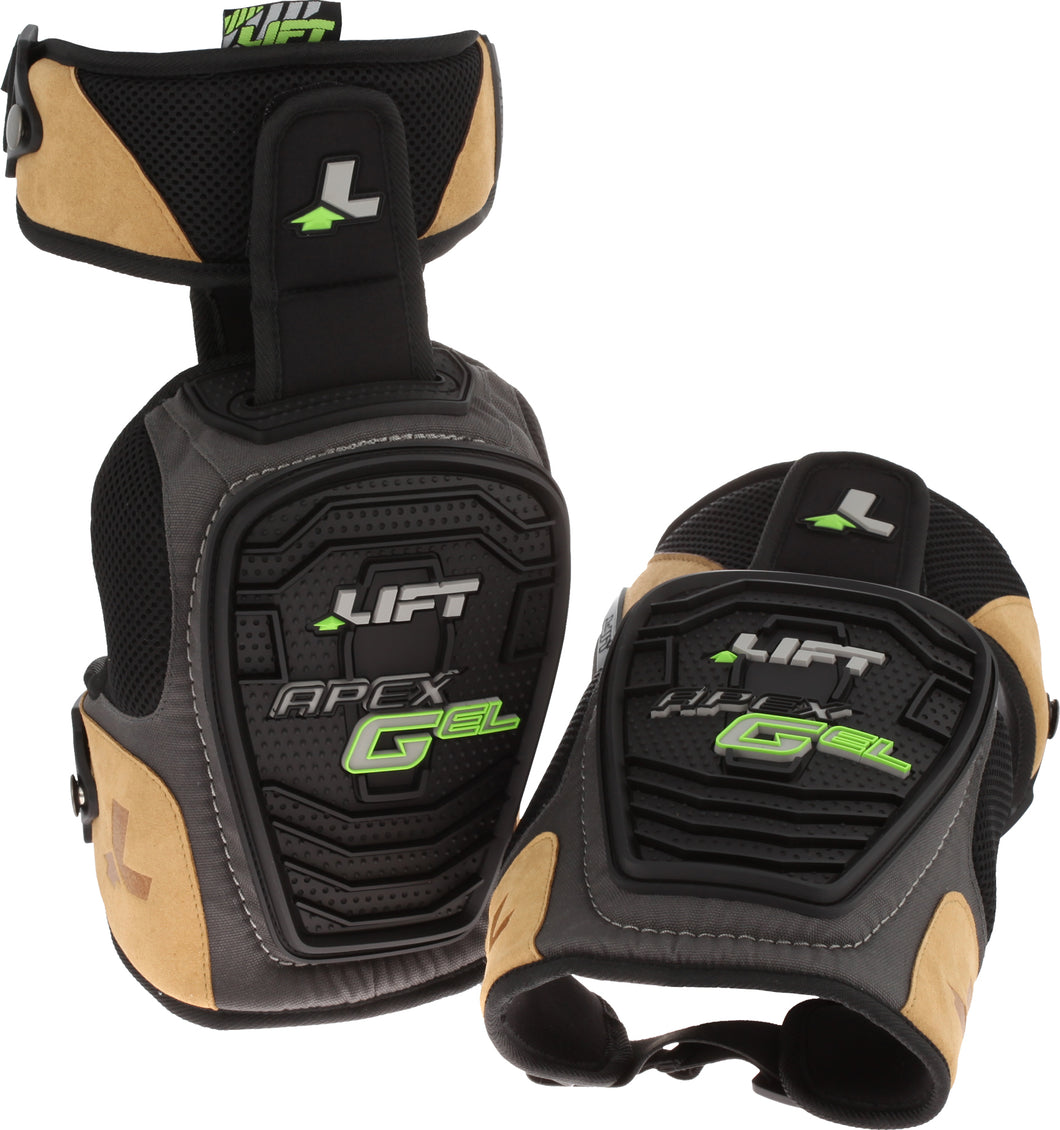 Lift Safety KAX-0K Knee Pads, Apex Gel Lift Safety KAX-0K