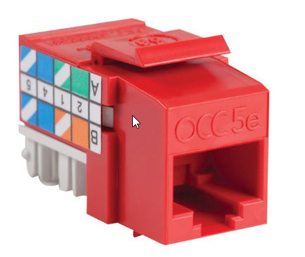 Optical Cable KMJA5E05 KMJ Category 5e Jack, Universal 568A/B Wiring, Blue Optical Cable KMJA5E05