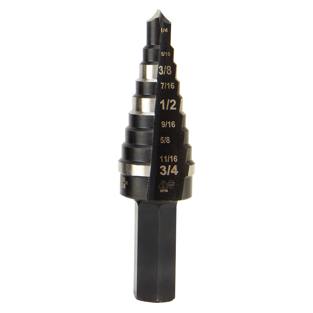 Klein KTSB03 Step Drill Bit #3 - Double Flute Klein KTSB03