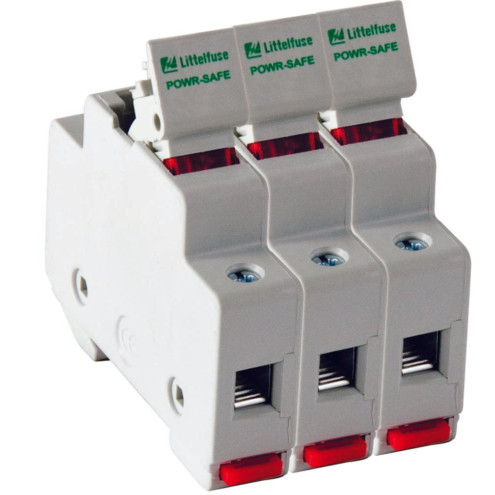 Littelfuse LPSC003ID Fuse Holder, Dead front, 30A, 600V AC/DC, Class CC, 200kA, 3P Littelfuse LPSC003ID