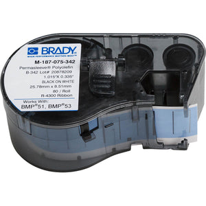 Brady M-187-075-342 Label Maker Cartridge Brady M-187-075-342