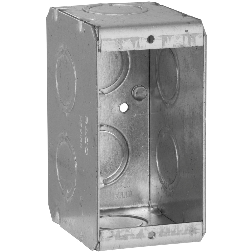 Appleton M1250 Masonry Box, 1-Gang, 2-1/2