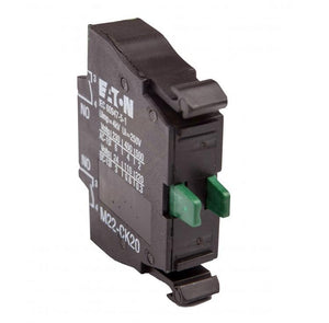 Eaton M22-CK20 22mm Contact Block, 2 N.O., M22 Eaton M22-CK20