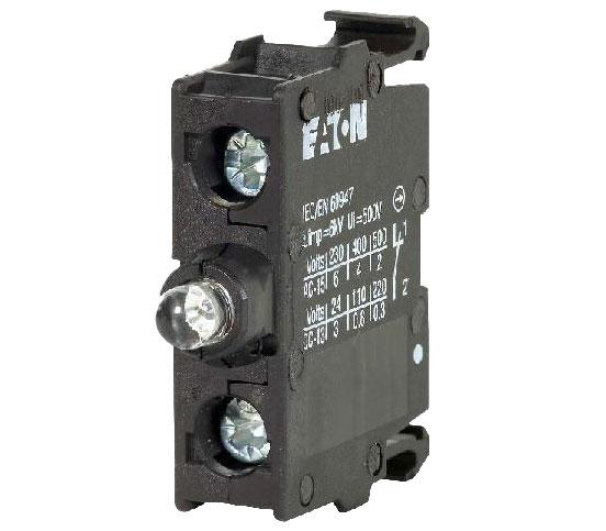 Eaton M22-LEDC230-G 22mm Lamp Block, Green, LED, M22 Eaton M22-LEDC230-G