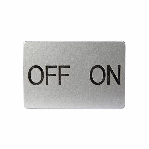 Eaton M22-XST-GB10 22mm Legend Plate, Off-On, M22 Eaton M22-XST-GB10