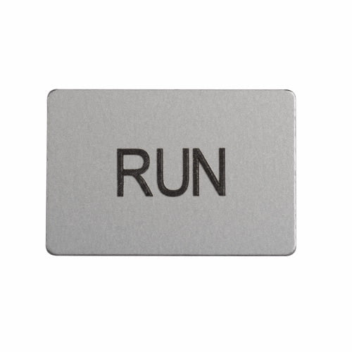 Eaton M22-XST-GB7 22mm Legend Plate, Run, M22 Eaton M22-XST-GB7
