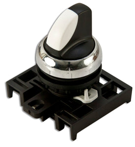 Eaton M22M-WK3 22mm Selector Switch, Knob Type, Black, M22 Eaton M22M-WK3