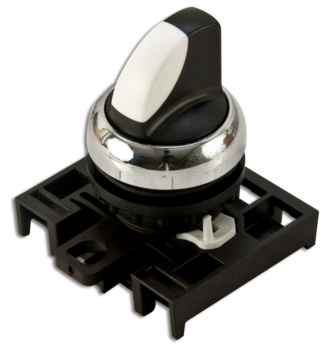 Eaton M22M-WK3 22mm Selector Switch, Knob Type, Black, M22 Eaton M22M-WK3