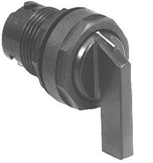 ABB M2SS4-10B 22mm Selector Switch, Lever Type, Black, Modular ABB M2SS4-10B