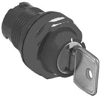 ABB M2SSK1-101 22mm Selector Switch, Key Operated, Modular ABB M2SSK1-101
