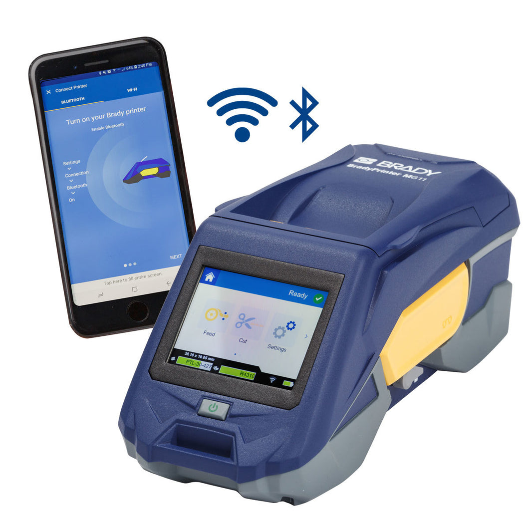 Brady M611-AM-BT-W M611 Mobile Label Printer Brady M611-AM-BT-W