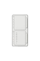 Lutron MA-L3L3-WH Dual Dimmer, Incandescent, Meastro, White Lutron MA-L3L3-WH
