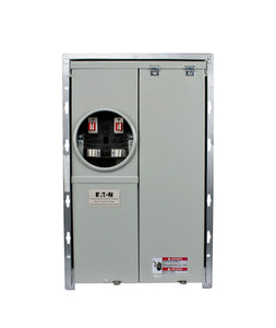 Eaton MBE1224PV125BTF Meter Center, 125A, 12/24, OH/UG, BR Type, 10 kAIC, Solar Ready Eaton MBE1224PV125BTF