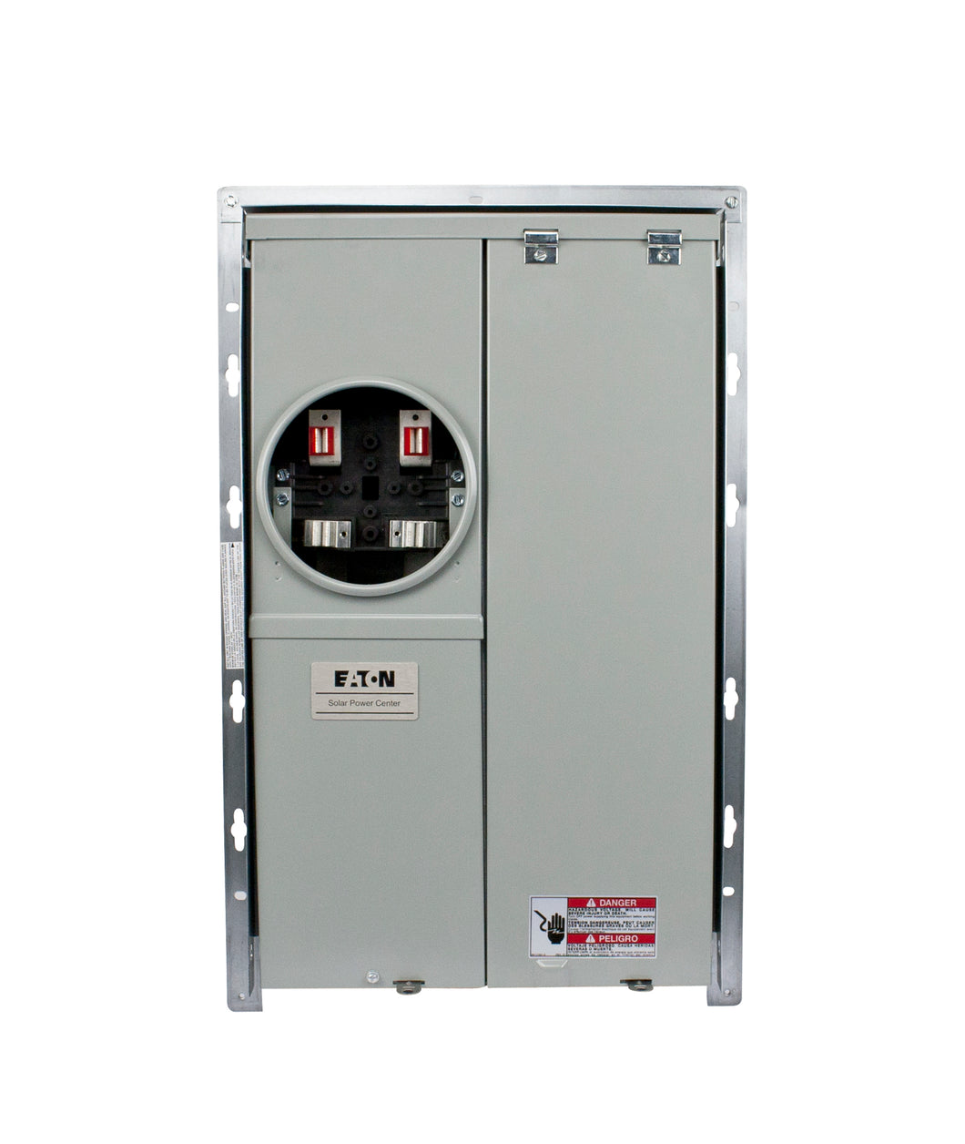 Eaton MBE1224PV125BTF Meter Center, 125A, 12/24, OH/UG, BR Type, 10 kAIC, Solar Ready Eaton MBE1224PV125BTF