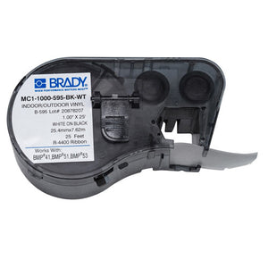 Brady MC1-1000-595-BK-WT BRA MC1-1000-595-BK-WT Brady MC1-1000-595-BK-WT