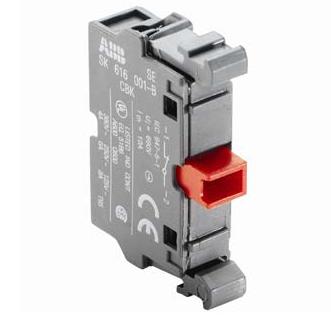 ABB MCB-01 Pilot Device, 22mm Contact Block, 1NC, Front Mount, Non-Metallic ABB MCB-01