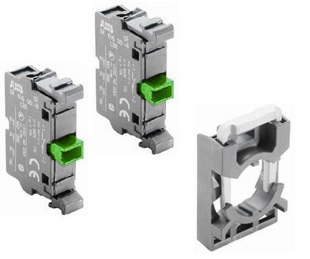 ABB MCBH-20 22mm Contact Block, 2 N.O., Modular ABB MCBH-20