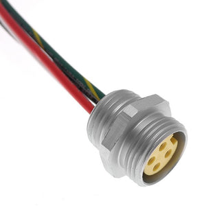 Mencom MIN-4FR-1 Receptacle, 4 Pole, Female Straight Mencom MIN-4FR-1