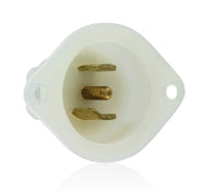 Leviton ML3-PB 15 Amp, 125 Volt, NEMA ML3P Receptacle Leviton ML3-PB