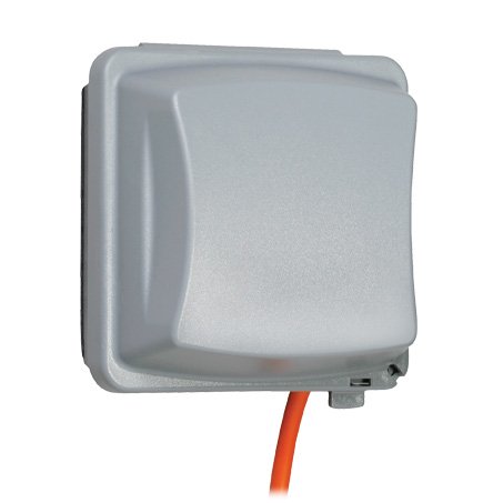 Hubbell-TayMac MM2410G Weatherproof-In-Use Cover, 2-Gang, Vertical, Non-Metallic Hubbell-TayMac MM2410G