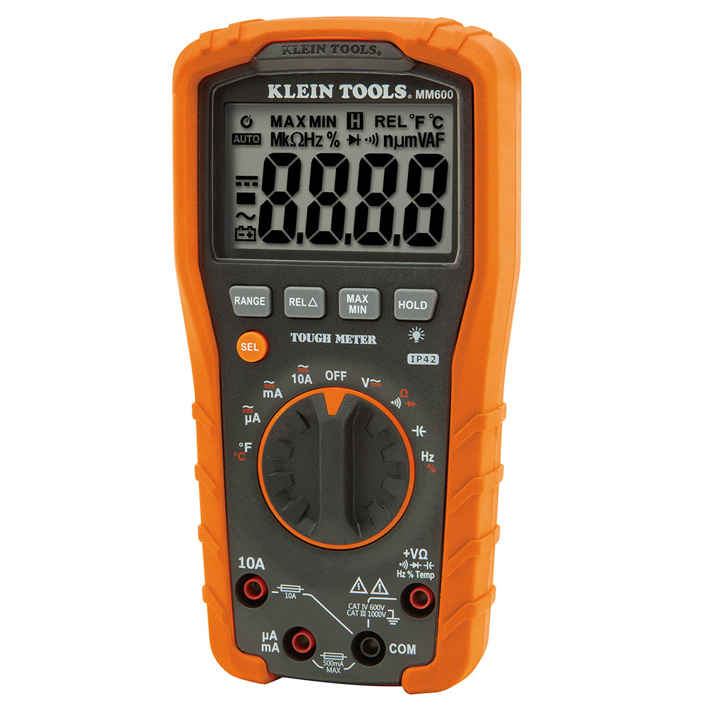 Klein MM600 Digital Multimeter, Auto-Ranging, 1000V Klein MM600