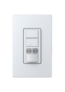 Lutron MS-B202-WH Dual-Circuit Sensor Switch, White Lutron MS-B202-WH