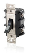 Leviton MS302-DS Manual Motor Switch, 30A, 600VAC, Toggle Style, 2P, Black  Leviton MS302-DS
