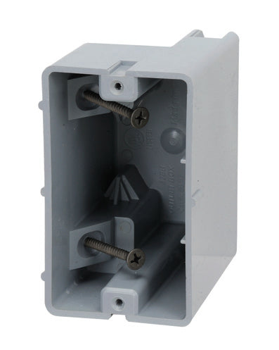 Madison MSB1G Switch/Outlet Box, 1-Gang, 3-1/4