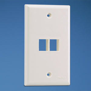Panduit NK2FNBL NK 2-PORT, SINGLE GANG Panduit NK2FNBL