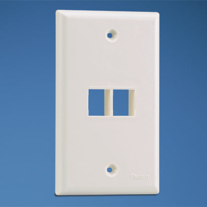 Panduit NK2FNBL NK 2-PORT, SINGLE GANG Panduit NK2FNBL