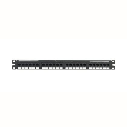 Panduit NK6PPG24Y Patch Panel, Cat 6, 24 Port, 1 Unit Height, 19