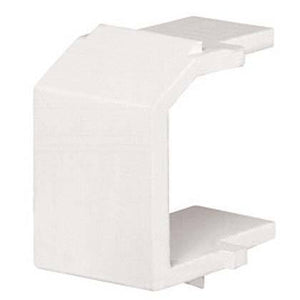 Panduit NKBMEI-X Snap In Insert, Blank Plate, Keystone, Ivory Panduit NKBMEI-X