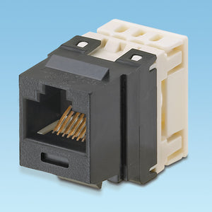 Panduit NKP5E88MIG Punchdown Jack Module, CAT5e, 8-Position, International Gray Panduit NKP5E88MIG
