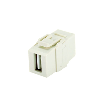 Panduit NKUSBAAWH NetKey® USB 2.0 female A to female A coupler module. Panduit NKUSBAAWH