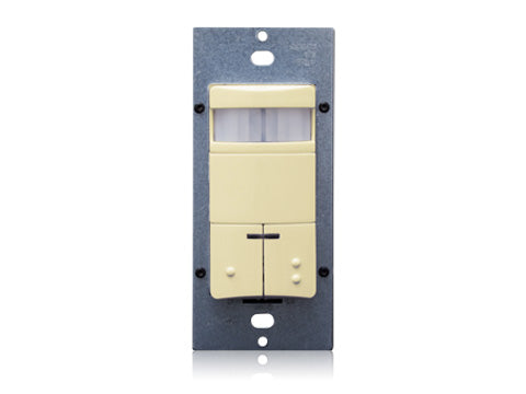 Leviton ODS0D-IDI Dual Circuit Occupancy Sensor, PIR, Ivory Leviton ODS0D-IDI