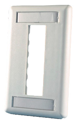 Ortronics OR-40300547-88 Wallplate 3-Port 1-Gang White Ortronics OR-40300547-88