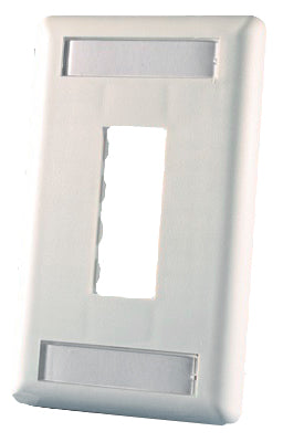 Ortronics OR-40300548-88 Wallplate 2-Port 1-Gang White Ortronics OR-40300548-88