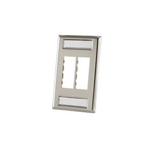 Ortronics OR-403STJ14 FP,TJ,SG,4 HOLE FLUSH,SS Ortronics OR-403STJ14