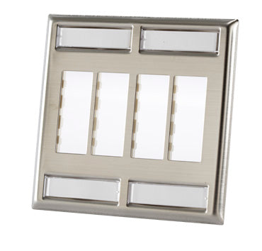 Ortronics OR-403STJ28 ORTR OR-403STJ28 FP,TJ,DG,8 HOLE FL Ortronics OR-403STJ28