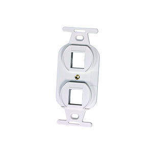 Ortronics OR-KS106S2-88 106 Frame, Keystone, 2 Hole, White Ortronics OR-KS106S2-88