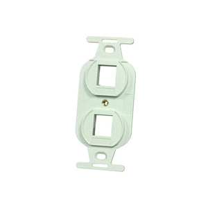 Ortronics OR-KS106S2 106 Frame, Keystone, 2 Hole, Fog White Ortronics OR-KS106S2