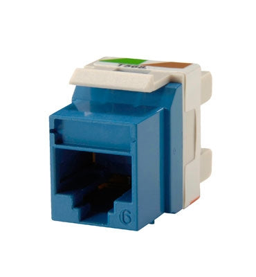 Ortronics OR-KS6A-36 Snap-In Connector TechChoice CAT 6 Blue Ortronics OR-KS6A-36