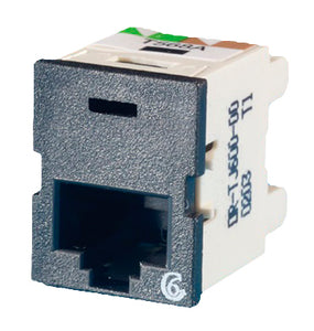 Ortronics OR-TJ600-00 Black Category 6 Snap in Connector, TracJack Ortronics OR-TJ600-00