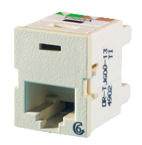 Ortronics OR-TJ600-13 Ivory Category 6 Snap in Connector, TracJack Ortronics OR-TJ600-13