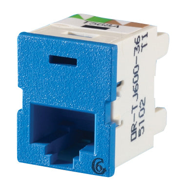 Ortronics OR-TJ600-36 Blue Category 6 Snap in Connector, TracJack Ortronics OR-TJ600-36