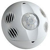 Leviton OSC10-M0W Occupancy Sensor, Ceiling Mount, PIR/Ultrasonic, 24VDC, White Leviton OSC10-M0W
