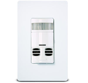 Leviton OSSMT-GDW Occupancy Sensor, Multi-sensing, Wall Mount, 180° Leviton OSSMT-GDW